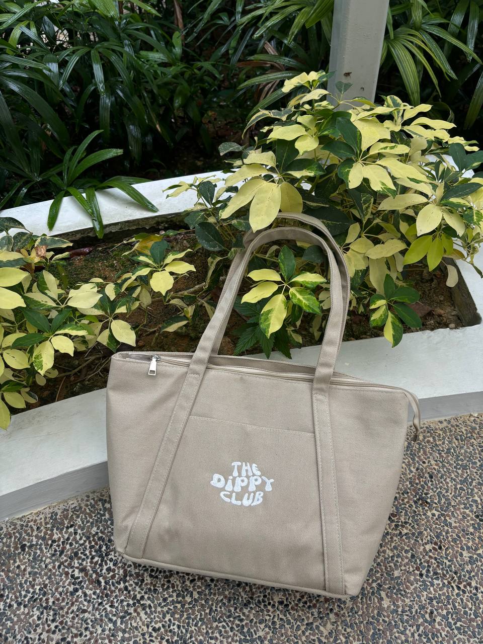 Cream Canvas Carrier